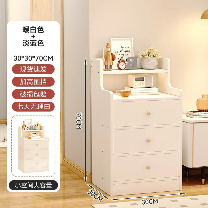 كوميدينا خشبيه بثلاث أدراج ورف علوي