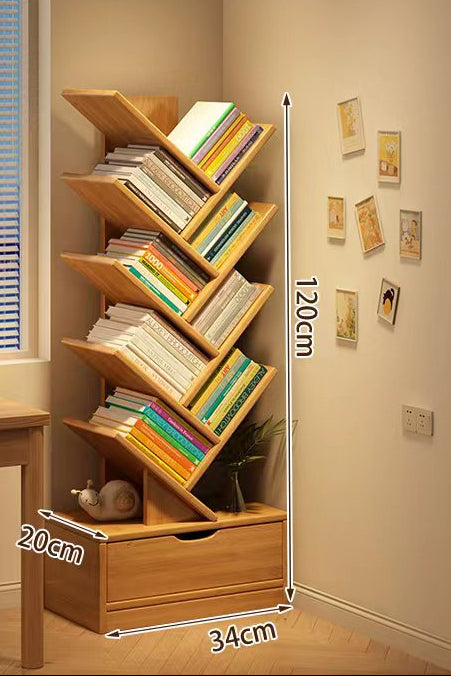منظم كتب شكل شجرة