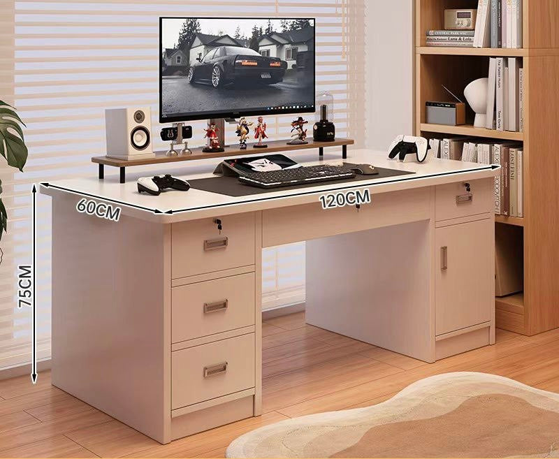 مكتب خشبي فخم بجوارير سفلية