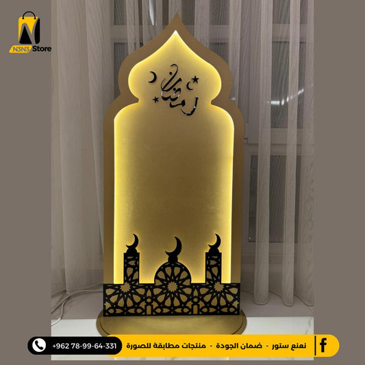 محراب بإنارة مع تفاصيل اكريلك